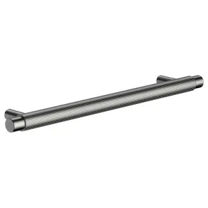 Oppen Round Pull 200mm Cabinet Handle (Linear Knurled), Shadow Gunmetal by Meir, a Cabinet Hardware for sale on Style Sourcebook