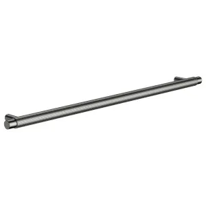Oppen Round Pull 328mm Cabinet Handle (Linear Knurled), Shadow Gunmetal by Meir, a Cabinet Hardware for sale on Style Sourcebook