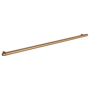 Oppen Round Pull 520mm Cabinet Handle (Linear Knurled), Lustre Bronze by Meir, a Cabinet Hardware for sale on Style Sourcebook