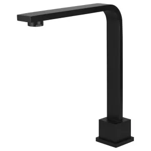 Square High-Rise Swivel Hob Spout, Matte Black by Meir, a Bathroom Taps & Mixers for sale on Style Sourcebook
