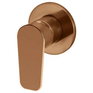 Round Wall Mixer Paddle Handle Trim Kit, Lustre Bronze by Meir, a Bathroom Taps & Mixers for sale on Style Sourcebook