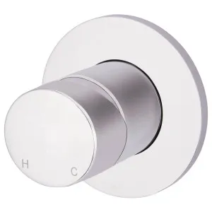 Round Pinless Wall Mixer, Polished Chrome by Meir, a Bathroom Taps & Mixers for sale on Style Sourcebook