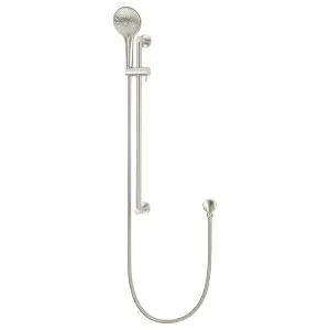 Round 3 Function Hand Shower on Rail Column, PVD Brushed Nickel by Meir, a Shower Heads & Mixers for sale on Style Sourcebook
