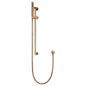 Round Hand Shower on Rail Column, Lustre Bronze by Meir, a Shower Heads & Mixers for sale on Style Sourcebook