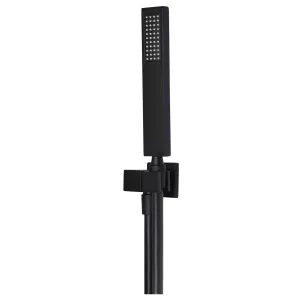 Square Shower on Bracket, Matte Black by Meir, a Shower Heads & Mixers for sale on Style Sourcebook