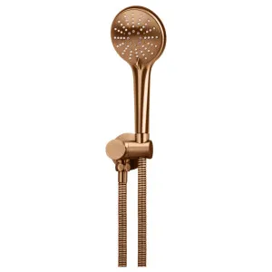 Round 3 Function Hand Shower on Swivel Bracket, Lustre Bronze by Meir, a Shower Heads & Mixers for sale on Style Sourcebook