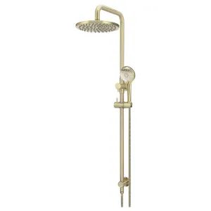 Round Combo Shower Rail, 200mm Rose, 3 Function Hand Shower, PVD Tiger Bronze by Meir, a Shower Heads & Mixers for sale on Style Sourcebook
