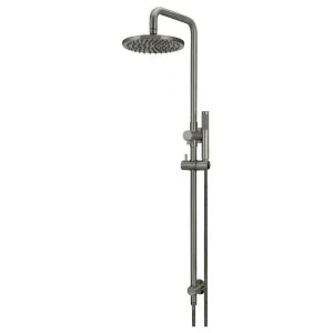 Round Combo Shower Rail, 200mm Rose w Hand Shower, Shadow by Meir, a Shower Heads & Mixers for sale on Style Sourcebook
