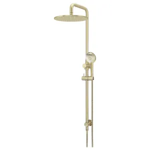 Round Combo Shower Rail, 300mm Rose, 3 Function Hand Shower, PVD Tiger Bronze by Meir, a Shower Heads & Mixers for sale on Style Sourcebook