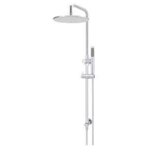 Round Combo Shower Rail, 300mm Rose w Hand Shower, Polished Chrome by Meir, a Shower Heads & Mixers for sale on Style Sourcebook