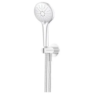 Round 3 Function Hand Shower on Fixed Bracket, Polished Chrome by Meir, a Shower Heads & Mixers for sale on Style Sourcebook