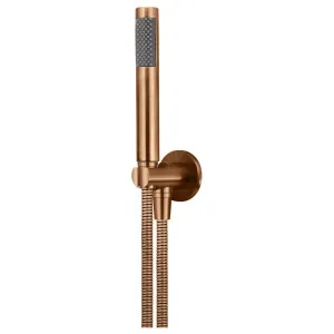 Round Hand Shower on Fixed Bracket, Lustre Bronze by Meir, a Shower Heads & Mixers for sale on Style Sourcebook