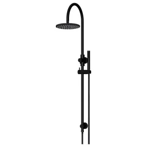 200mm Round Overhead Shower Set, Single Function Hand Shower, Matte Black by Meir, a Shower Heads & Mixers for sale on Style Sourcebook