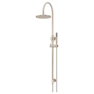 200mm Round Overhead Shower Set, Single Function Hand Shower, Champagne by Meir, a Shower Heads & Mixers for sale on Style Sourcebook