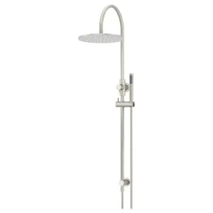 300mm Round Overhead Shower Set, Single Function Hand Shower, Brushed Nickel by Meir, a Shower Heads & Mixers for sale on Style Sourcebook