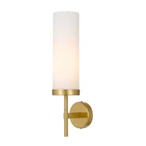 Garot Wall Light, Opal Matte, Antique Gold by Telbix, a Wall Lighting for sale on Style Sourcebook