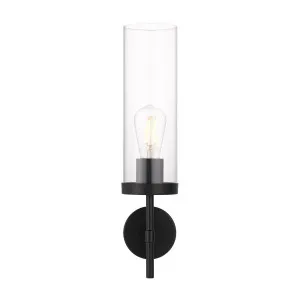 Garot Wall Light, Clear Glass, Black by Telbix, a Wall Lighting for sale on Style Sourcebook