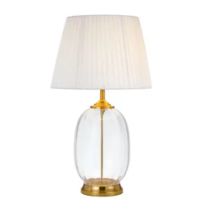 Perla Table Lamp Ivory, Clear Glass by Telbix, a Lamps for sale on Style Sourcebook
