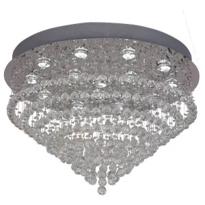 Savina 73cm CTC, Chrome by Telbix, a Chandeliers for sale on Style Sourcebook