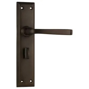Menton Privacy Lever Set, Antique Brass by Tradco, a Door Hardware for sale on Style Sourcebook