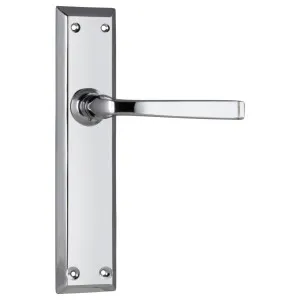 Menton Lever Latch Set, Chrome by Tradco, a Door Hardware for sale on Style Sourcebook