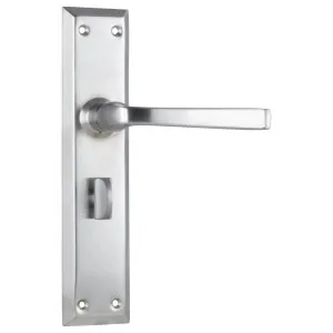 Menton Privacy Lever Set, Satin Chrome by Tradco, a Door Hardware for sale on Style Sourcebook