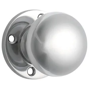 54mm Round Rose Pre-drilled Mortice Knob, Chrome by Tradco, a Door Hardware for sale on Style Sourcebook