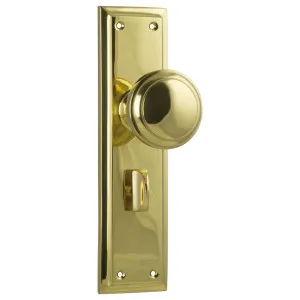 Milton Privacy Knob Set, Polished Brass by Tradco, a Door Hardware for sale on Style Sourcebook
