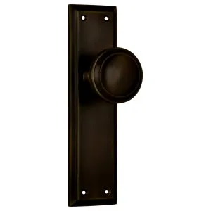 Milton Knob Latch Set, Antique Brass by Tradco, a Door Hardware for sale on Style Sourcebook