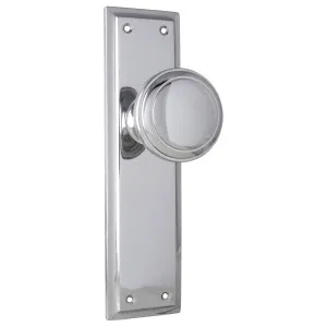 Milton Knob Latch Set, Chrome by Tradco, a Door Hardware for sale on Style Sourcebook