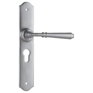 Reims Euro Lever Set, Satin Chrome by Tradco, a Door Hardware for sale on Style Sourcebook