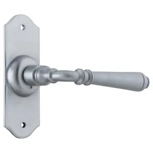 Small Reims Lever Latch Set, Satin Chrome by Tradco, a Door Hardware for sale on Style Sourcebook
