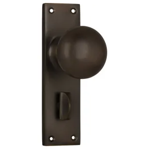 Victorian Privacy Knob Set, Antique Brass by Tradco, a Door Hardware for sale on Style Sourcebook