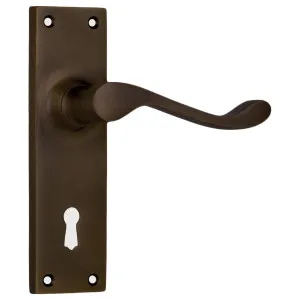 Victorian Lever Lock Set, Antique Brass by Tradco, a Door Hardware for sale on Style Sourcebook