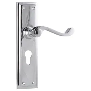 Milton Euro Lever Set, Chrome by Tradco, a Door Hardware for sale on Style Sourcebook