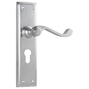 Milton Euro Lever Set, Satin Chrome by Tradco, a Door Hardware for sale on Style Sourcebook