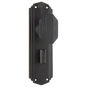 Art Deco Privacy Knob Set, Antique Copper by Tradco, a Door Hardware for sale on Style Sourcebook