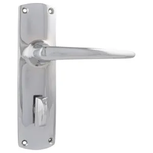 Retro Privacy Lever Set, Chrome by Tradco, a Door Hardware for sale on Style Sourcebook