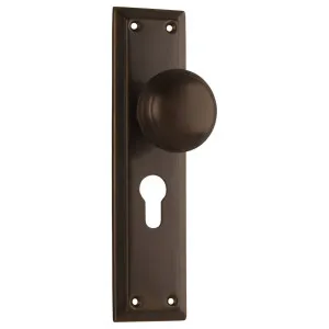 Richmond Euro Knob Set, Antique Brass by Tradco, a Door Hardware for sale on Style Sourcebook