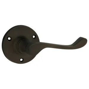 Victorian Lever on Rose Set, Antique Brass by Tradco, a Door Hardware for sale on Style Sourcebook