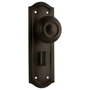 Kensington Privacy Knob Set, Antique Brass by Tradco, a Door Hardware for sale on Style Sourcebook