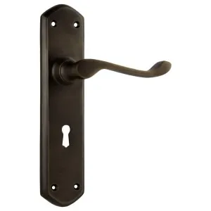 Windsor Lever Lock Set, Antique Brass by Tradco, a Door Hardware for sale on Style Sourcebook