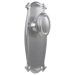 Bungalow Knob Latch Set, Satin Chrome by Tradco, a Door Hardware for sale on Style Sourcebook