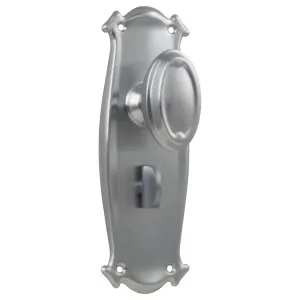 Bungalow Privacy Knob Set, Satin Chrome by Tradco, a Door Hardware for sale on Style Sourcebook