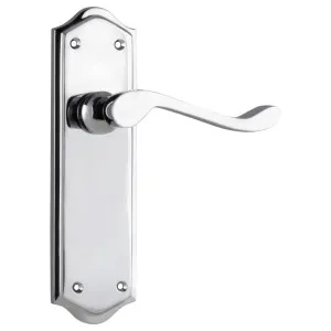 Henley Lever Latch Set, Chrome by Tradco, a Door Hardware for sale on Style Sourcebook