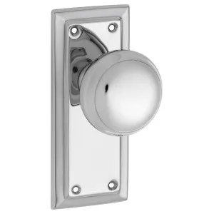 Small Richmond Knob Latch Set, Chrome by Tradco, a Door Hardware for sale on Style Sourcebook