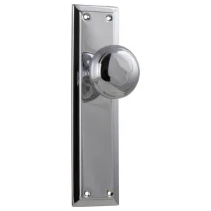 Richmond Knob Latch Set, Chrome by Tradco, a Door Hardware for sale on Style Sourcebook