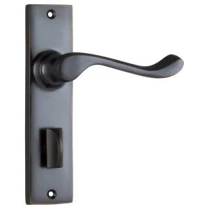 Fremantle Privacy Lever Set, Antique Copper by Tradco, a Door Hardware for sale on Style Sourcebook