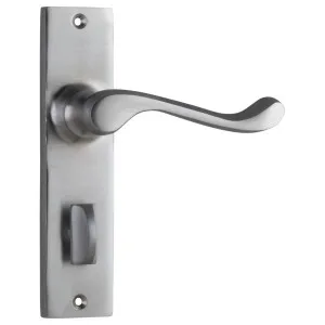 Fremantle Privacy Lever Set, Satin Chrome by Tradco, a Door Hardware for sale on Style Sourcebook