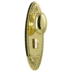 Fitzroy Privacy Knob Set, Polished Brass by Tradco, a Door Hardware for sale on Style Sourcebook